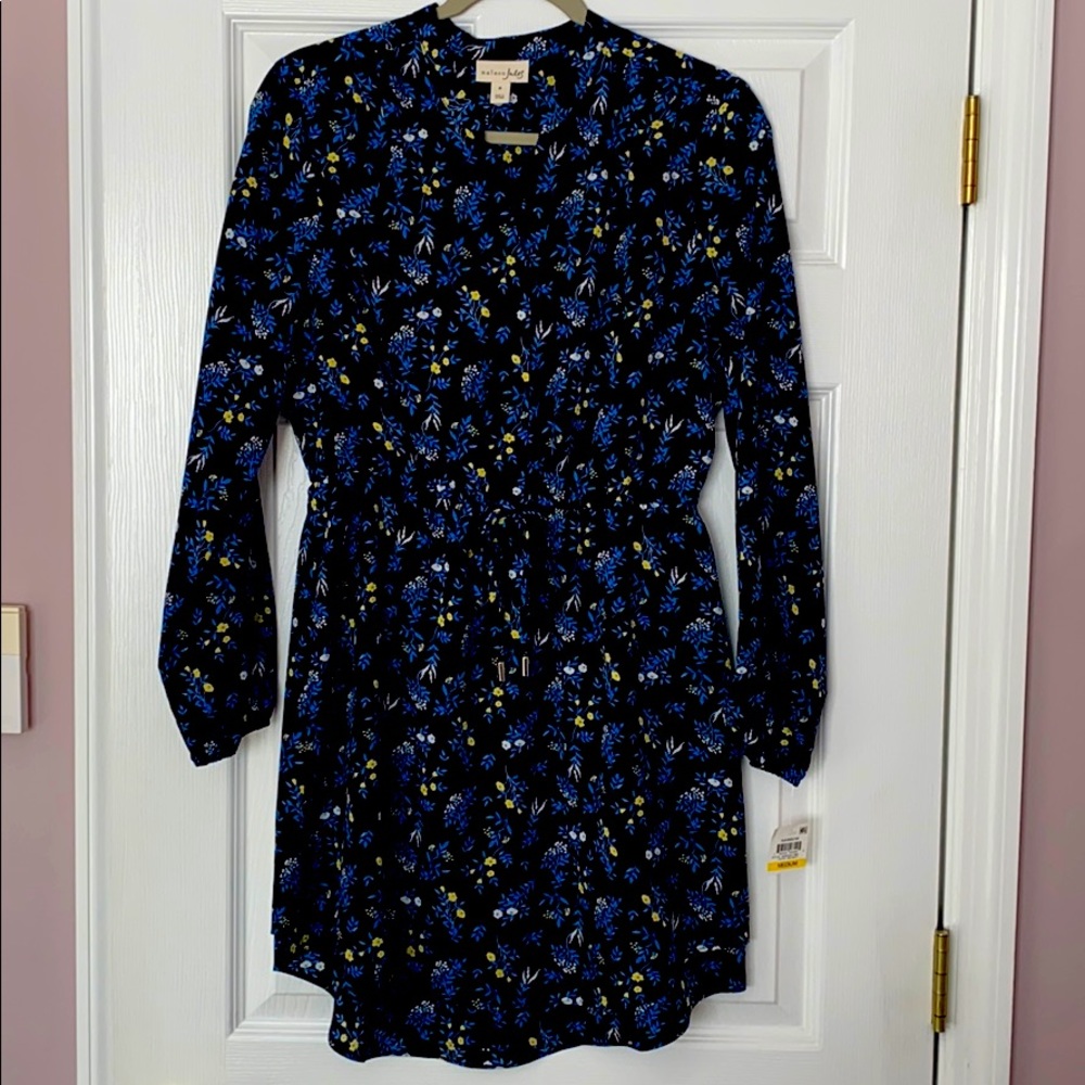 Tie-front dress